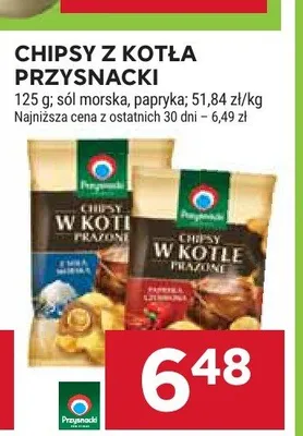 Chipsy z kotła Przysnacki papryka promocja w Stokrotka