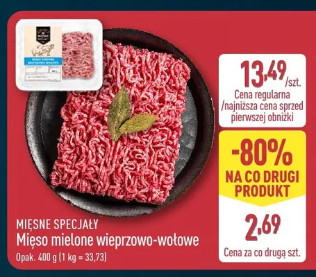 Mięso mielone wieprzowo-wołowe Mięsne Specjały promocja w Aldi