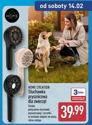 Słuchawka prysznicowa dla zwierząt HOME CREATION promocja w Aldi