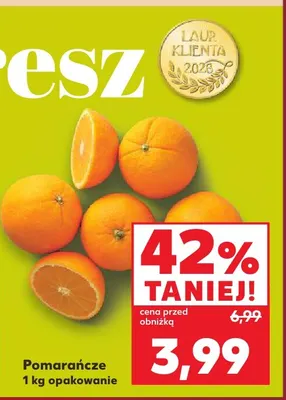 Pomarańcze promocja w Kaufland
