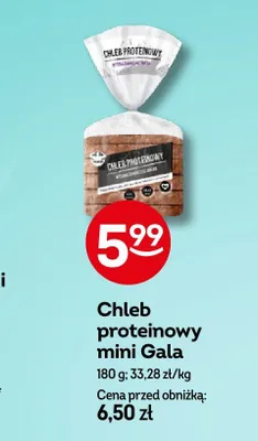 Chleb proteinowy mini Gala promocja w Żabka
