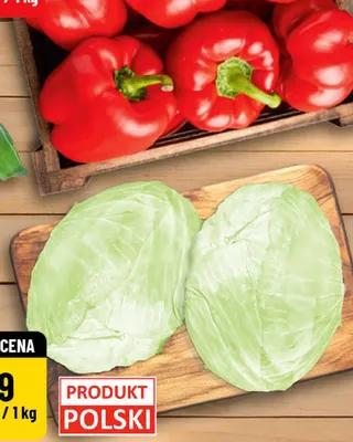 Kapusta na gołąbki promocja w POLOmarket