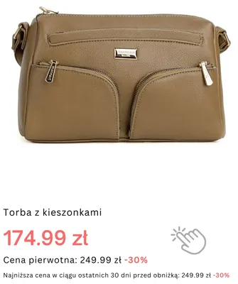 Torba z kieszonkami Monnari promocja w Monnari