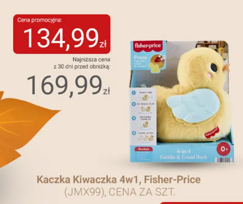 Kaczka Kiwaczka 4w1 Fisher-Price JMX99 promocja w Smyk