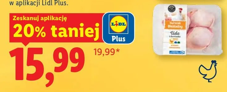 Polski kurczak Biesiadny, z chowu bez antybiotyków - uda promocja w Lidl
