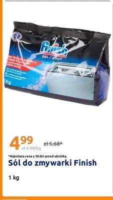 Sól do zmywarki Finish promocja w Action