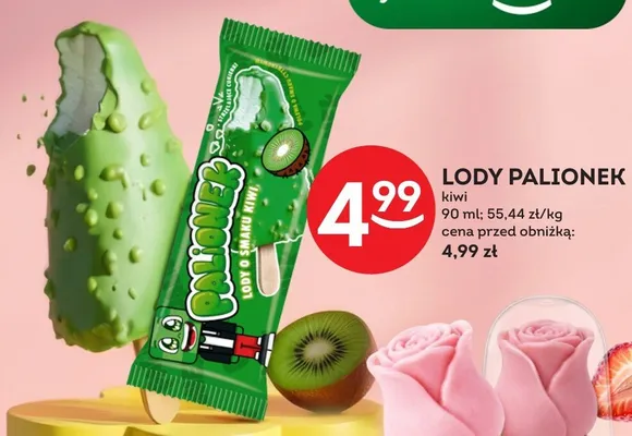 Lody Palionek kiwi promocja w Żabka
