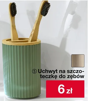 Uchwyt na szczoteczkę do zębów promocja w Woolworth