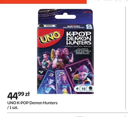 Gra UNO K-POP Demon Hunters promocja w Empik