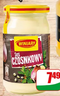 Sos czosnkowy Winiary promocja w Dino
