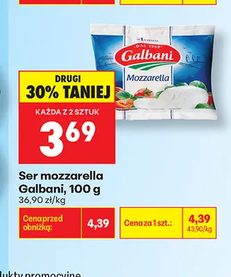 Ser mozzarella Galbani promocja w Biedronka
