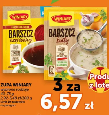 Zupa Barszcz czerwony Winiary promocja w Groszek
