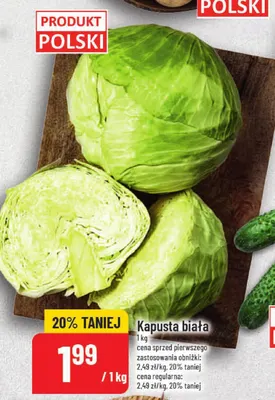 Kapusta biała promocja w POLOmarket