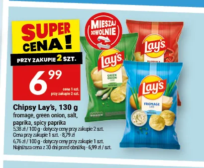 Chipsy Lay's spicy paprika promocja w Twój Market