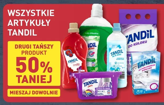 Chusteczki wyłapujące kolor TANDIL promocja w Aldi