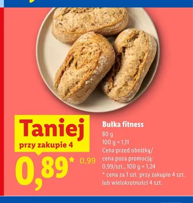 Bułka fitness promocja w Lidl