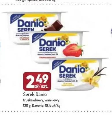 Serek homogenizowany Danio waniliowy Danone promocja w Avita