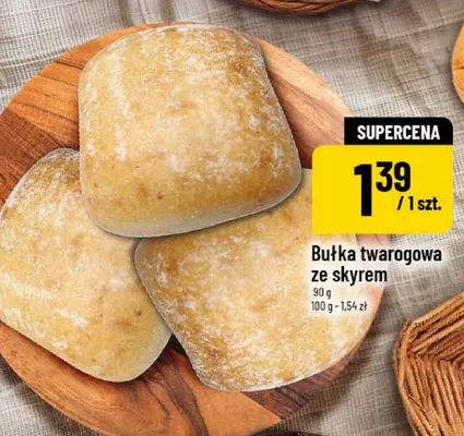 Bułka twarogowa ze skyrem promocja w POLOmarket