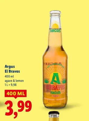 Piwo agave & lemon promocja w Lidl