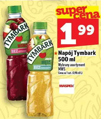 Napój Tymbark promocja w TOPAZ