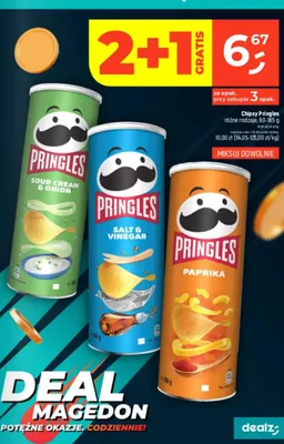 Chipsy salt & vinegar promocja w Dealz