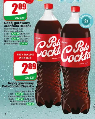 Napój gazowany Polo Cockta Zbyszko promocja w Dino