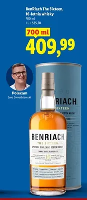 BenRiach The Sixteen 16-letnia whisky promocja w Lidl