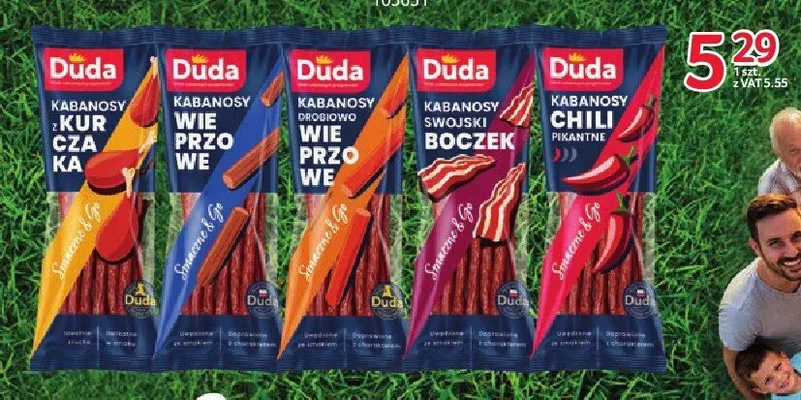 Kabanosy z kurczaka Duda promocja w Selgros