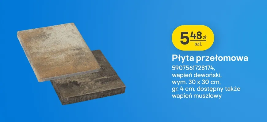 Płyta przełomowa promocja w Castorama