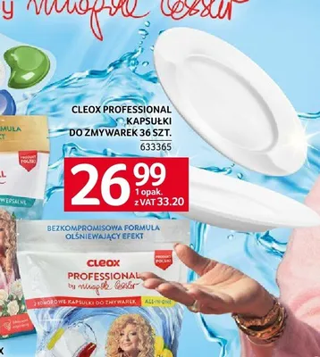 Kapsułki do zmywarek Cleox Professional promocja w Selgros