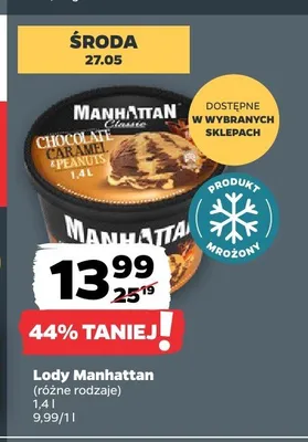 Lody Manhattan promocja w Netto