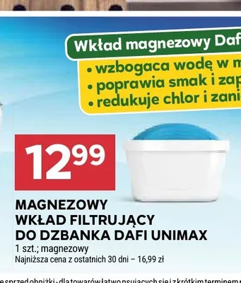 Magnezowy wkład filtrujący do dzbankka Dafi Unimax promocja w Stokrotka