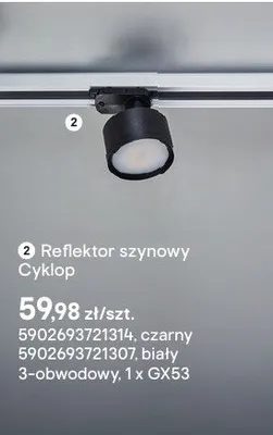 Reflektor szynowy Cyklop promocja w Castorama