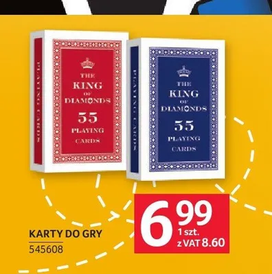 Karty do gry promocja w Selgros