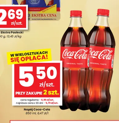 Napój gazowany Coca-Cola promocja w emma MARKET