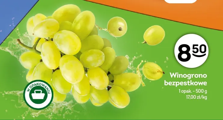 Winogrono bezpestkowe promocja w Żabka