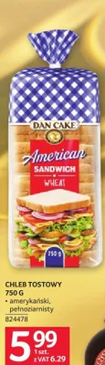 Chleb tostowy Dan Cake American Sandwich Wheat pełnoziarnisty promocja w Selgros