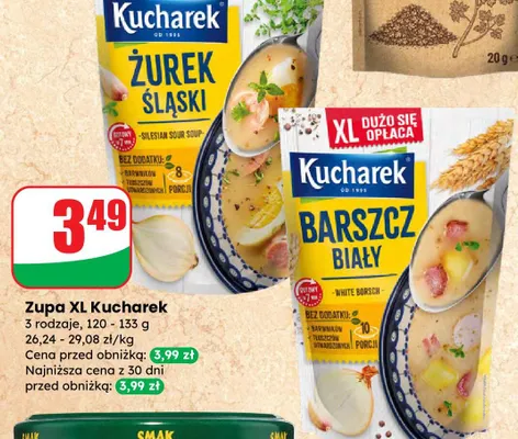 Zupa XL barszcz biały promocja w Dino