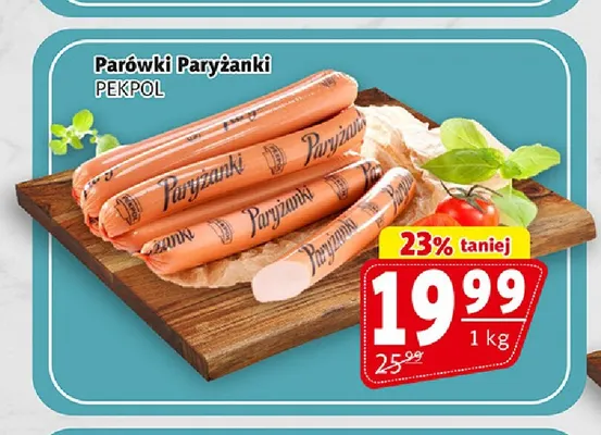 Parówki Paryżanki Pekpol promocja w Prim Market