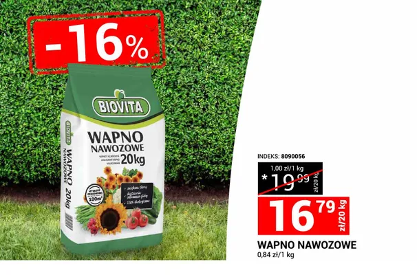 Wapno nawozowe promocja w Merkury Market