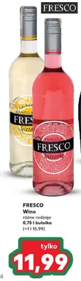 Wino różne rodzaje Frizzante promocja w Kaufland