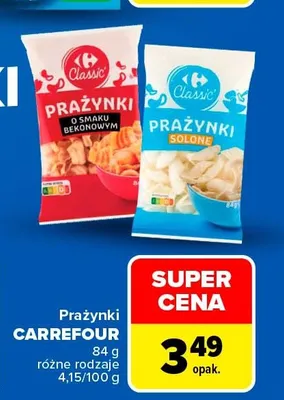 Prażynki solone Carrefour Classic promocja w Carrefour Market