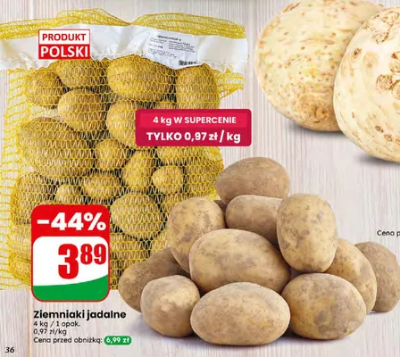 Ziemniaki jadalne promocja w Dino
