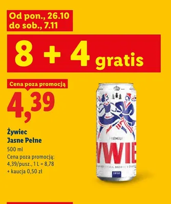 Piwo Żywiec promocja w Lidl