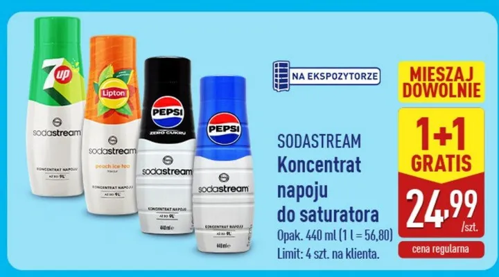 Koncentrat napoju do ekspresu promocja w Aldi