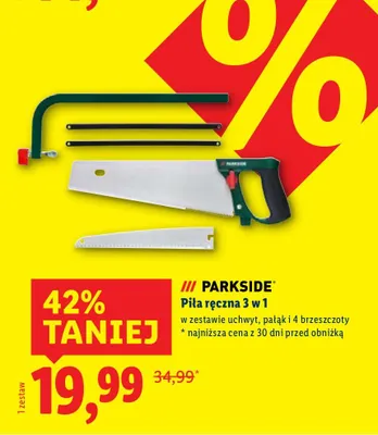 Piła ręczna 3 w 1 PARKSIDE promocja w Lidl