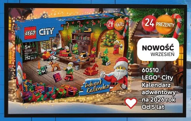 Klocki LEGO City 60510 Kalendarz adwentowy na 2026 rok promocja w LEGO