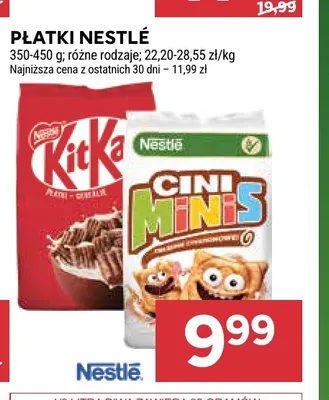 Płatki śniadaniowe Nestlé KitKat promocja w Stokrotka