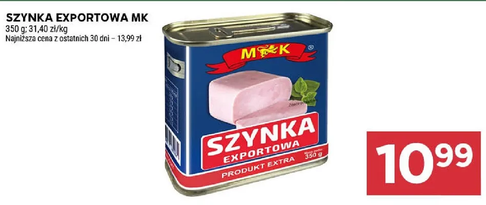 Szynka exportowa M&K promocja w Stokrotka