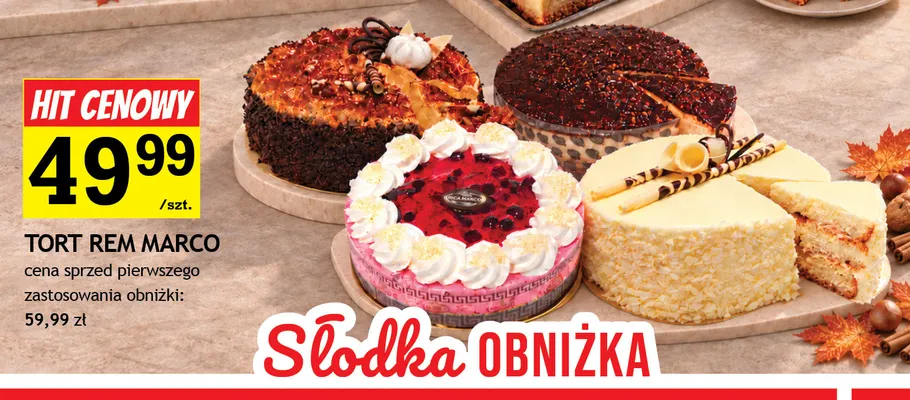 Tort Rem Marco promocja w Gram Market